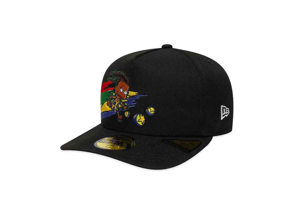 NEW ERA PC 59Fifty A-Frame Rugrats Don't Be A Baby "Black"