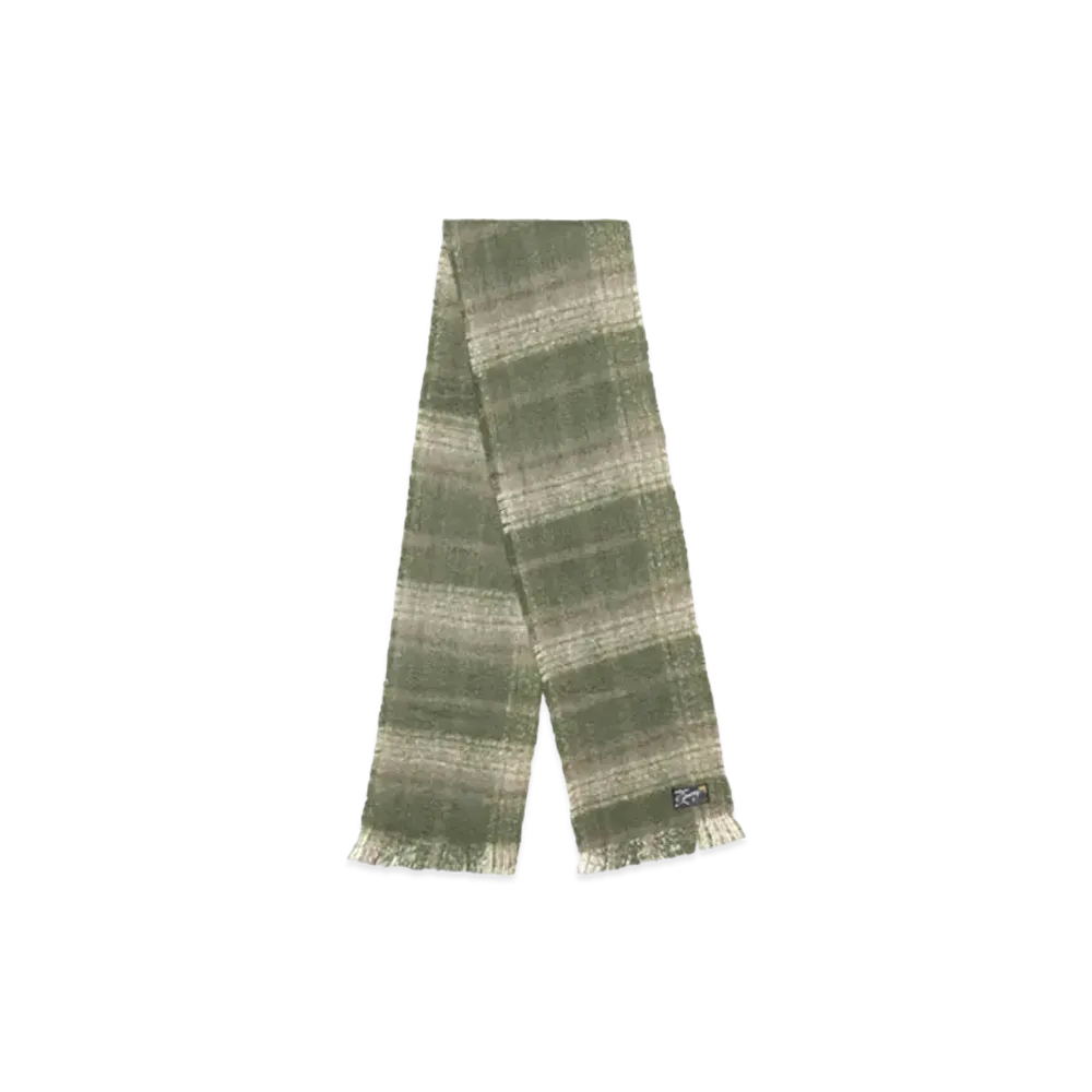 Stussy Plaid Scarf "Green Plaid"