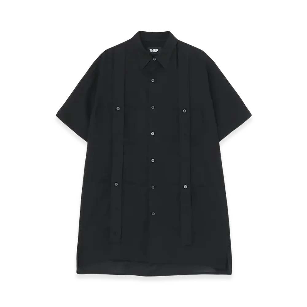 WILDSIDE YOHJI YAMAMOTO Cellulose Bandage Short Sleeve Shirt "Black"
