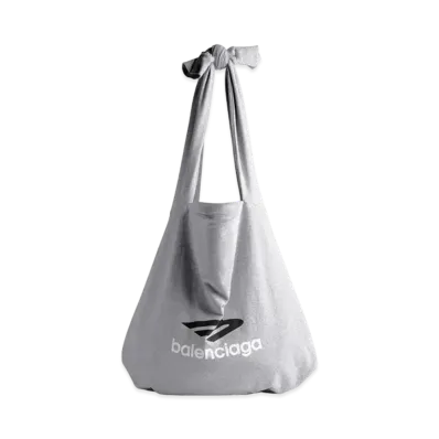 BALENCIAGA New Jersey Hobo Bag in Jersey "Gray"
