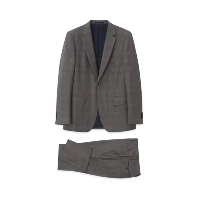 Paul Smith Stitch Check Single 2B Suit "Camel"