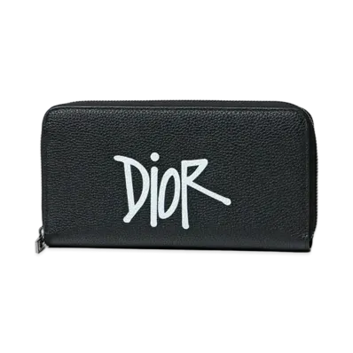 Dior x Shawn Stussy Long Wallet "Black"