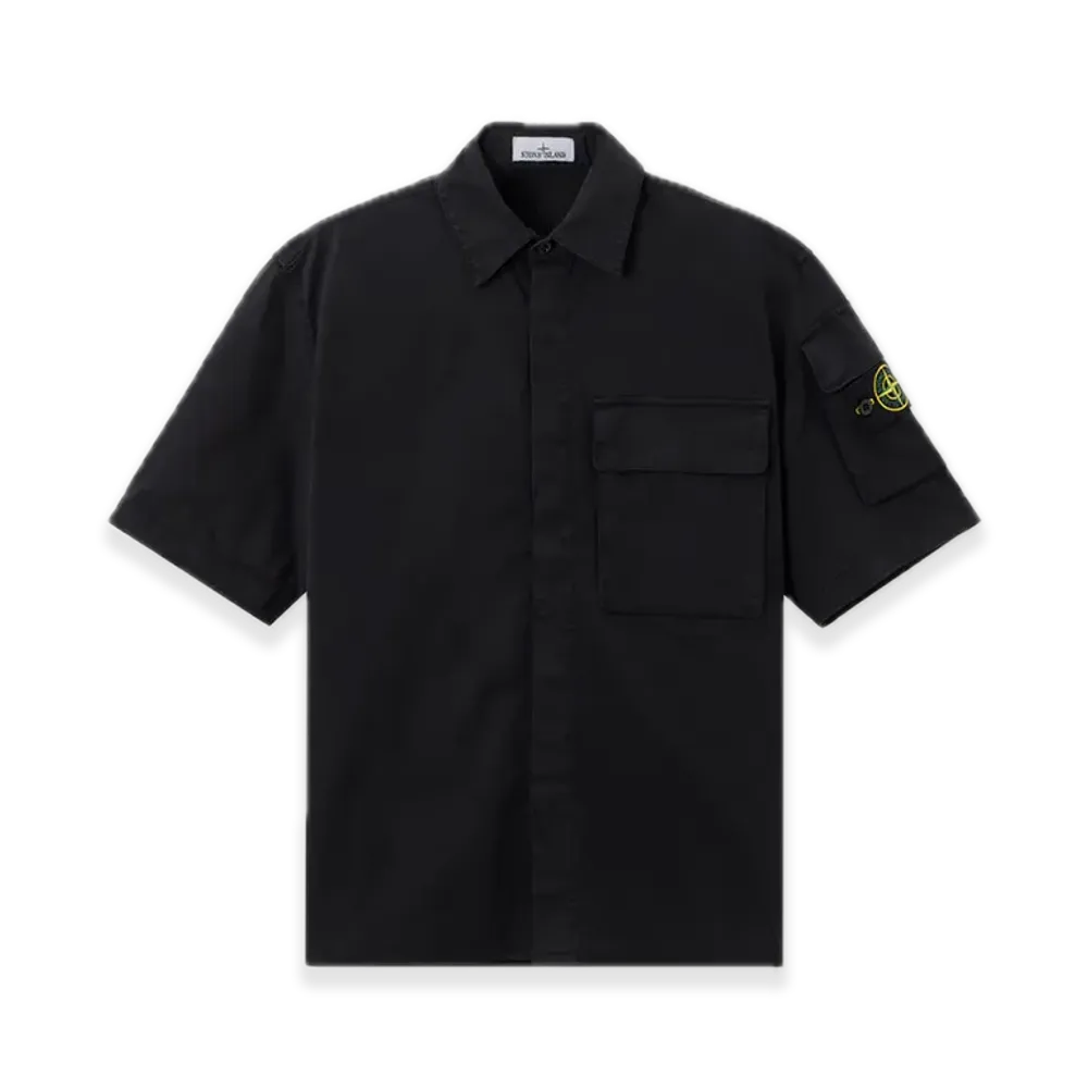 Stone Island 1100007 Supima Cotton Twill StreTCh-TC "Black"