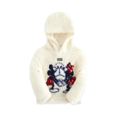 Disney | Kith Kids for Mickey & Friend Sherpa Hoodie "Sandrift"