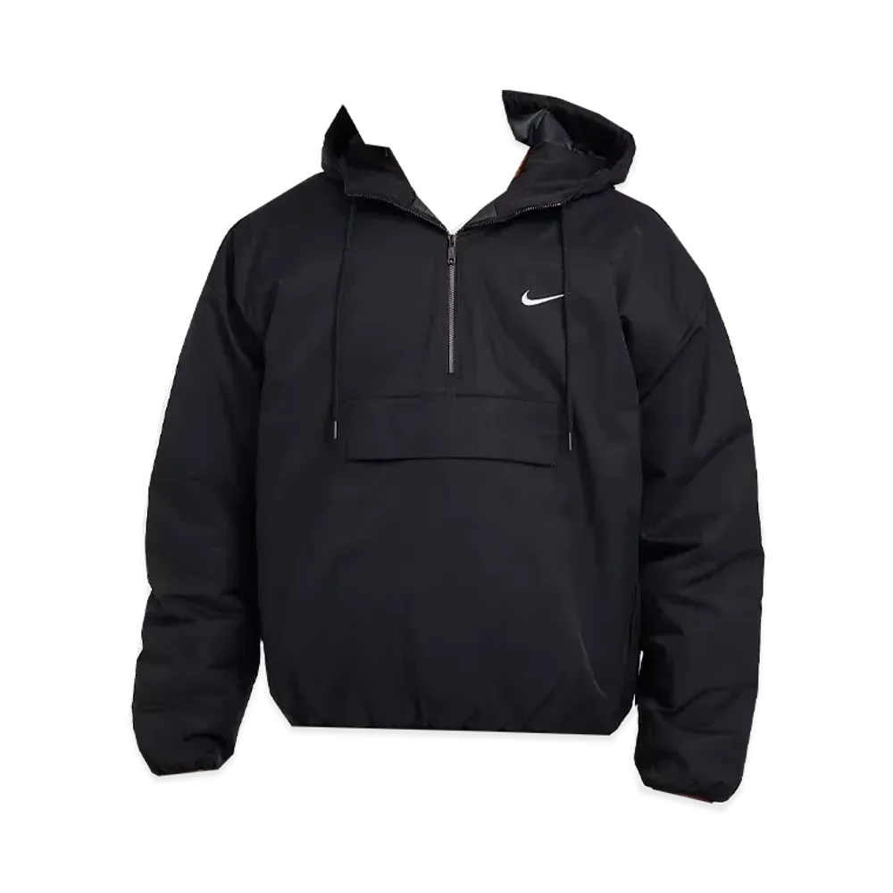 Nike Therma-FIT Oversized Hooded Anorak Jacket "Black/Wolf Grey"
