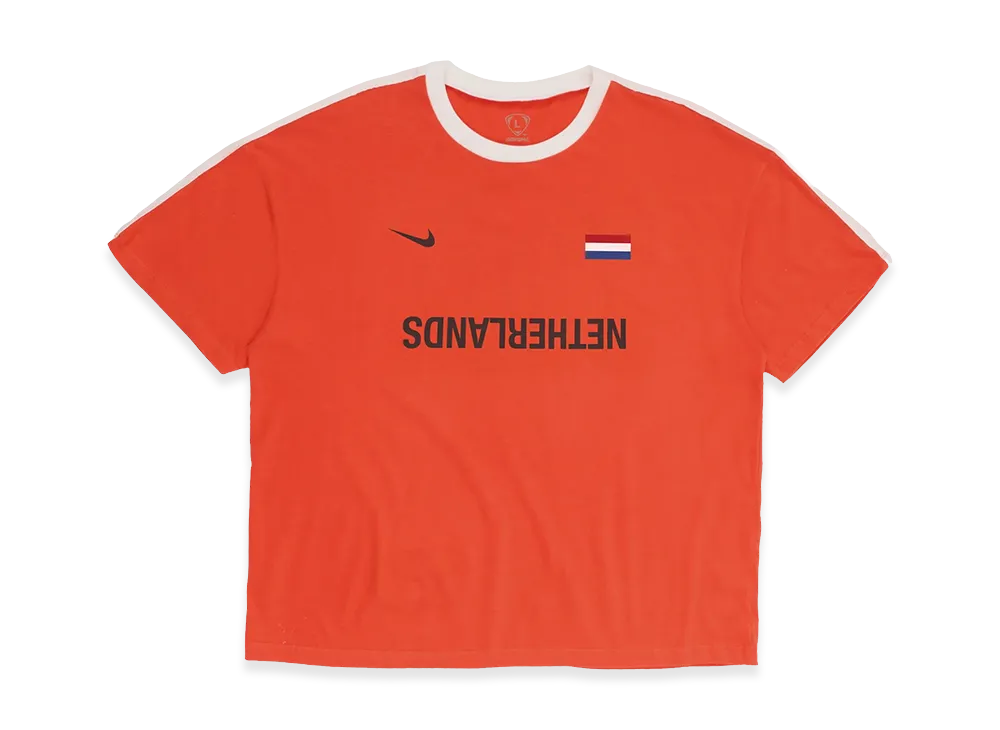 Travis Scott Cactus Jack x Nike Netherlands Total 90 Tee "Orange"