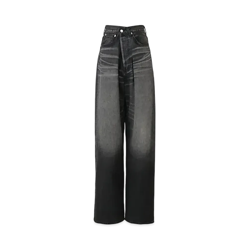 JUNYA WATANABE x Levi's Women Cotton Selvedge Black Denim Pants "Black"