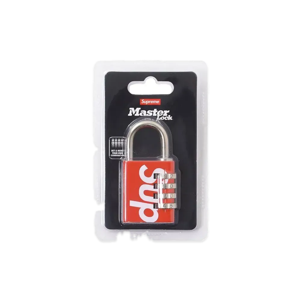 Supreme Master Lock® Numeric Combination Lock "Red"