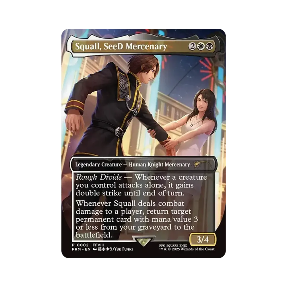 Squall SeeD Mercenary P [PRN 0002] [EN](Promotional Card FINAL FANTASY)