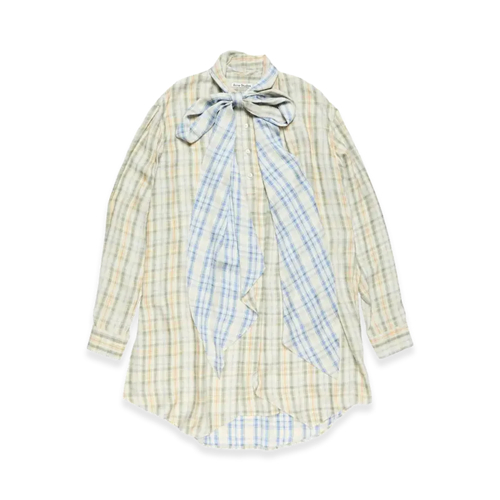 Acne Studios Women's Dress "Green/Blue"