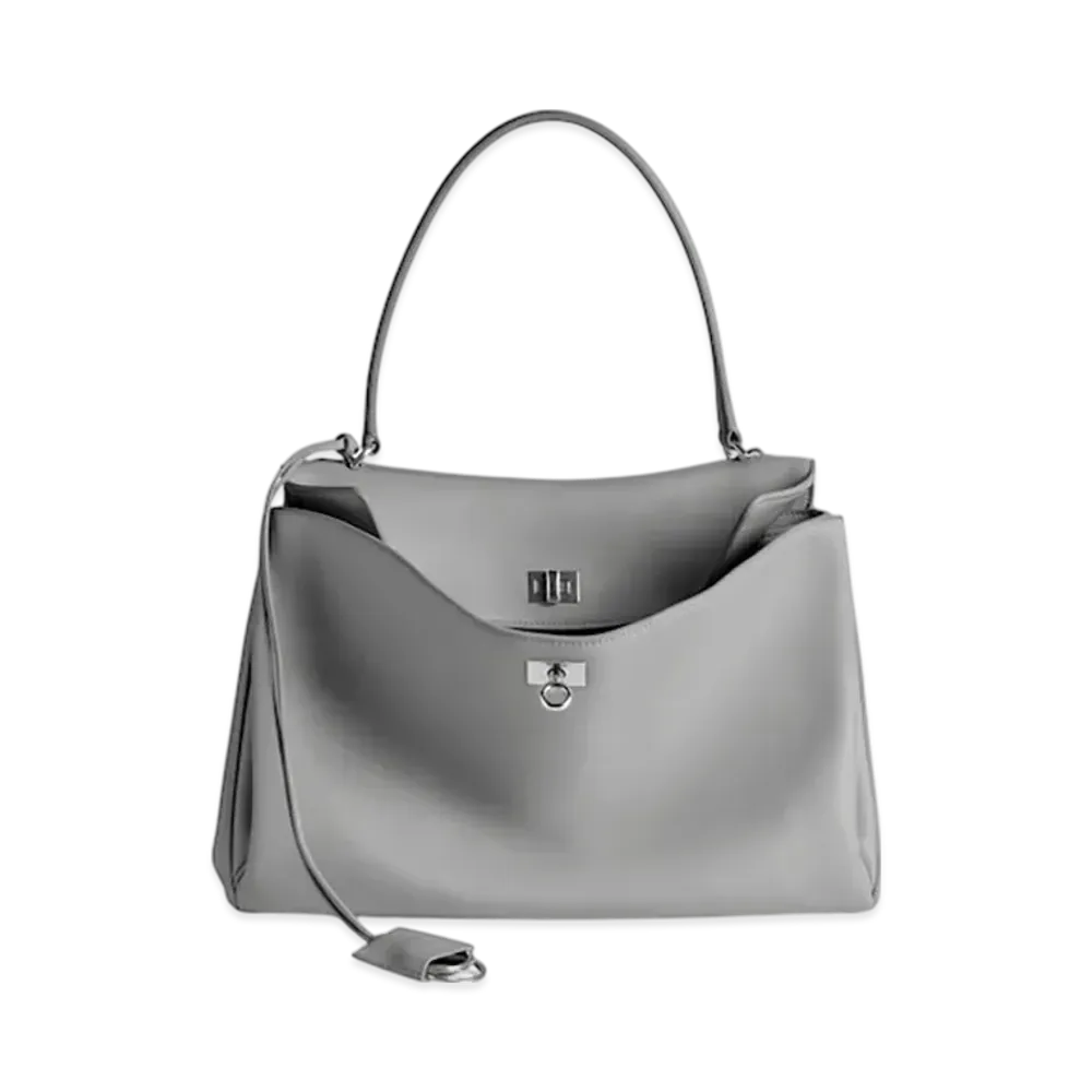 BALENCIAGA Rodeo Handbag Medium "Cloud Gray"