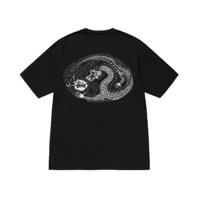 Stussy Mosaic Dragon Tee Pigment Dyed "Black"