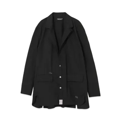 UNDERCOVER 24SS Cotton Typewriter Shirt Custom Jacket "Black"
