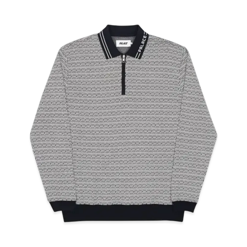 PALACE Macro P Heavy Zip Top "Black"