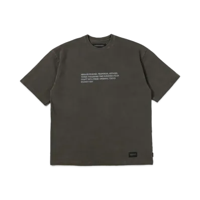 NEIGHBORHOOD Pigment Dyed Crewneck SS "Olive Drab"