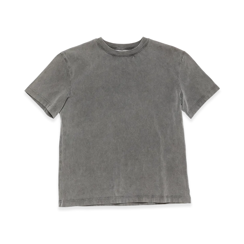 Acne Studios Cotton Crewneck Tee "Faded Black"