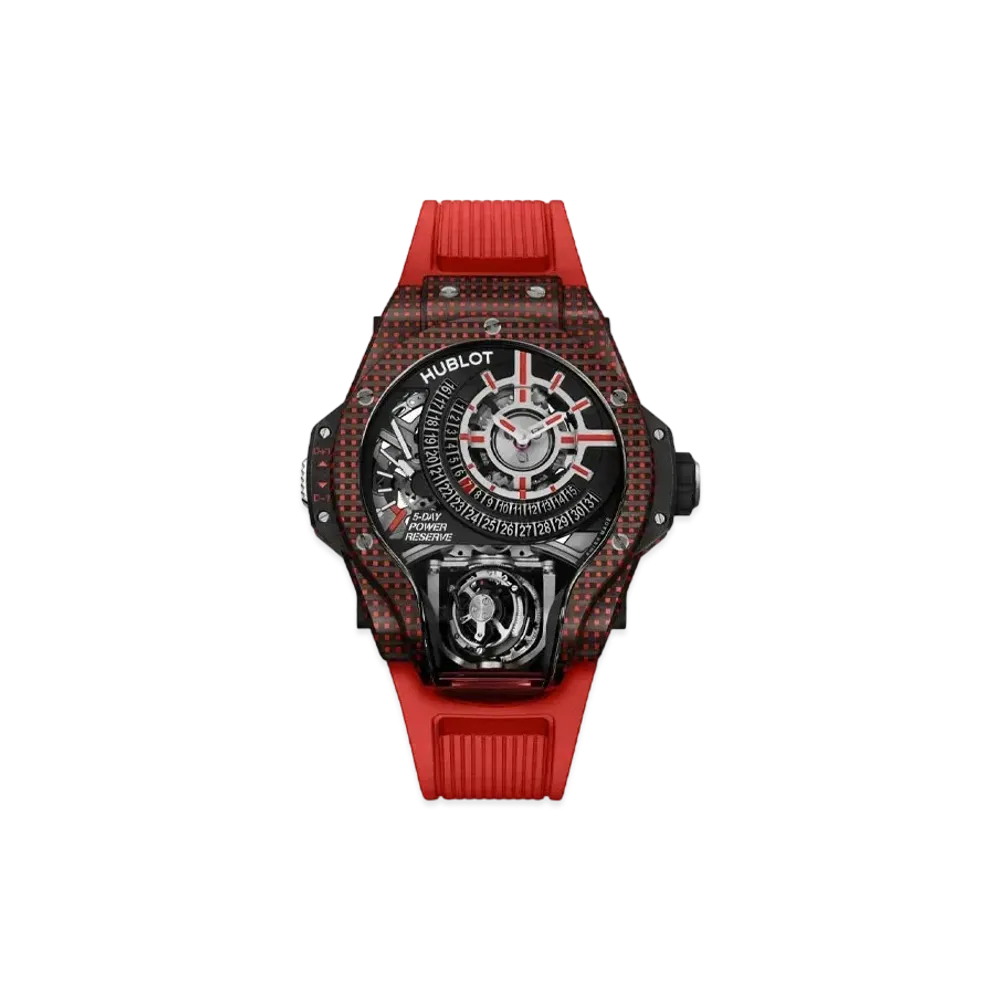 HUBLOT MP MP-09 Tourbillon Bi-Axis Red 3D Carbon 49mm