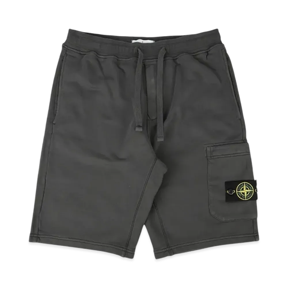 Stone Island 64651 Fleece Bermuda Shorts - 22SS "Dark Grey"