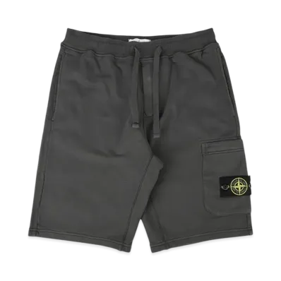 Stone Island 64651 Fleece Bermuda Shorts - 22SS "Dark Grey"
