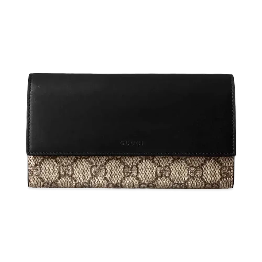 GUCCI GG Supreme Leather Wallet