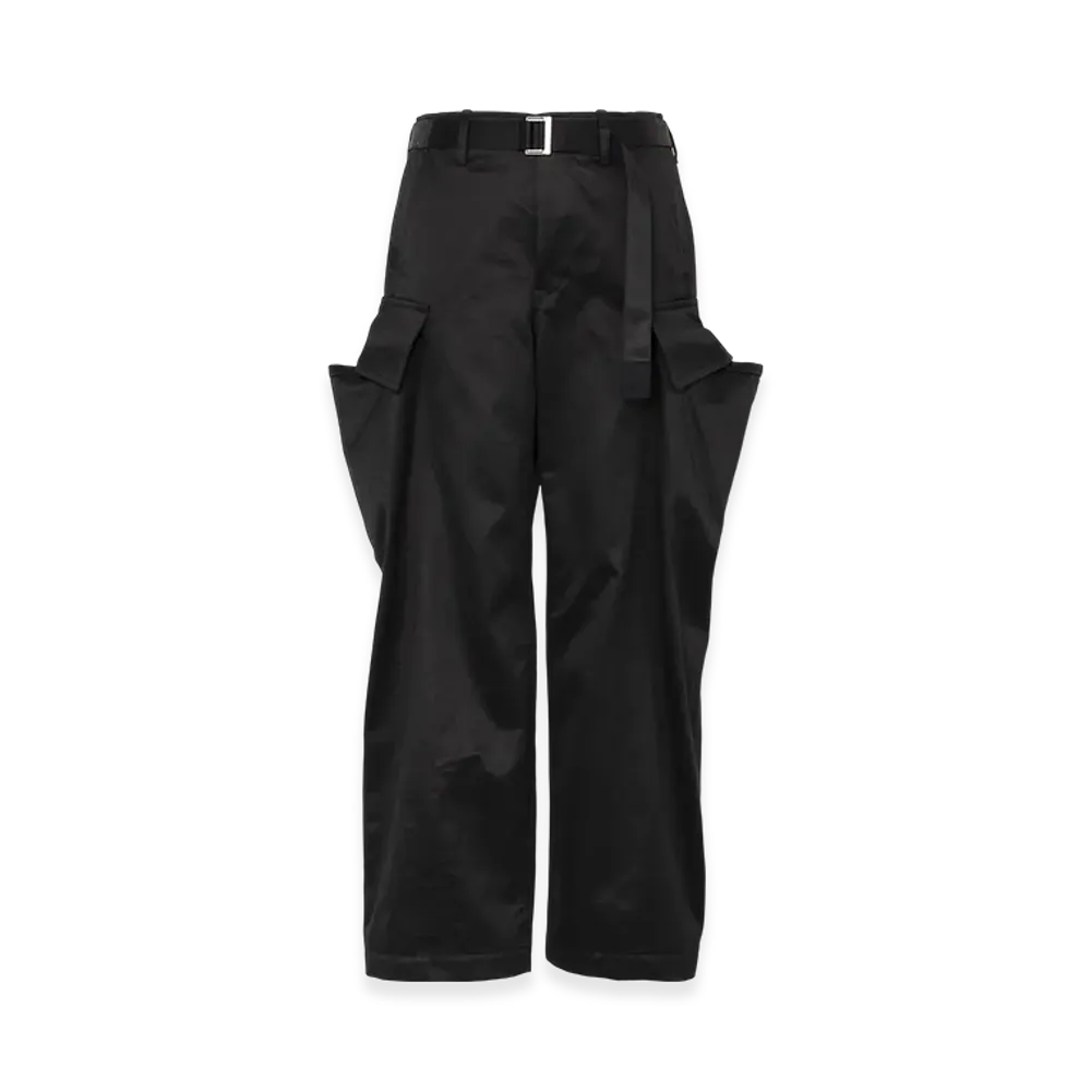 sacai Cotton Chino Pants "Black"