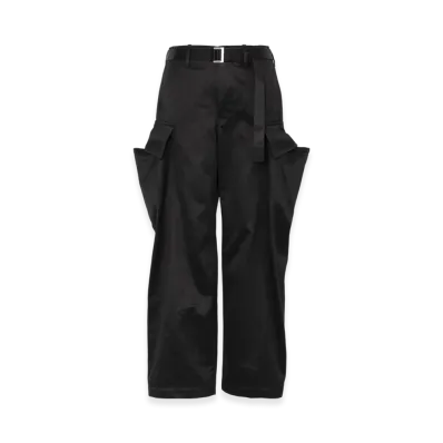 sacai Cotton Chino Pants "Black"