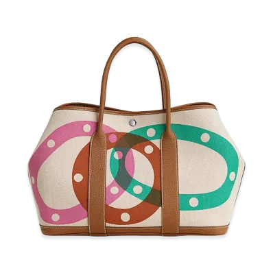 Hermes Women's Garden Party 36 Bag "Ecru/Beige/Gold"