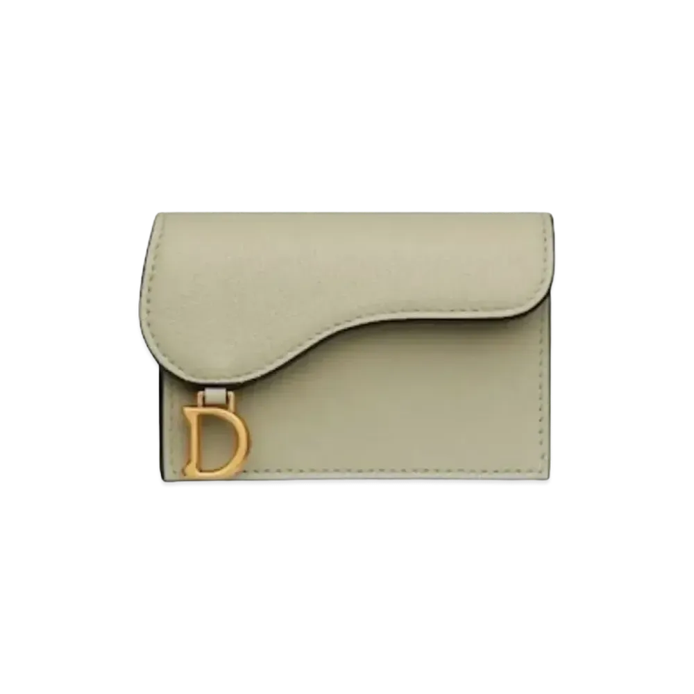 Dior Card Holder "Sage Green"
