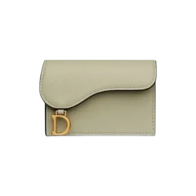 Dior Card Holder "Sage Green"