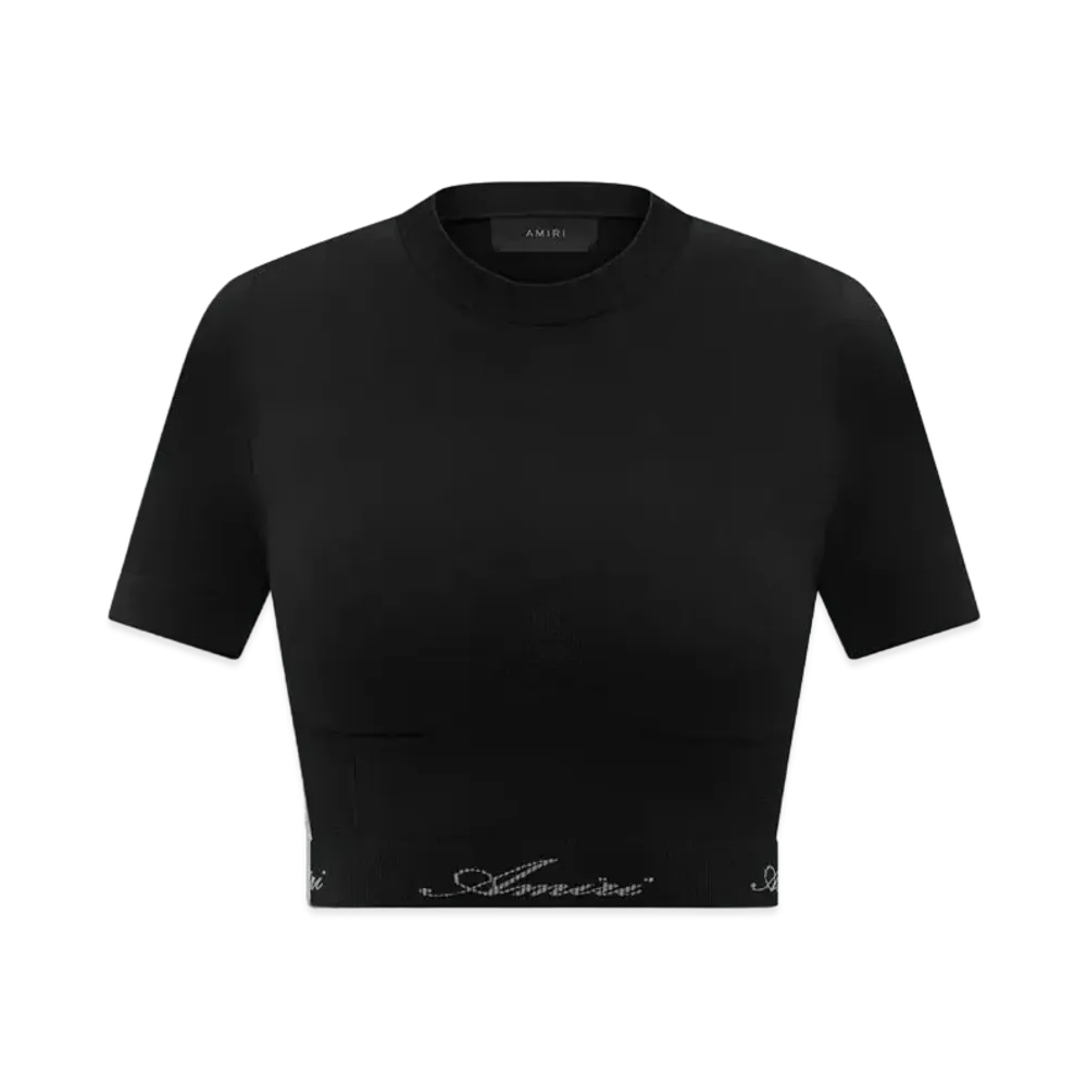 AMIRI Seamless S/S Top "Black"