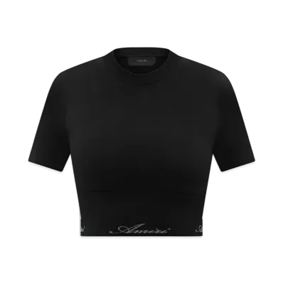 AMIRI Seamless S/S Top "Black"