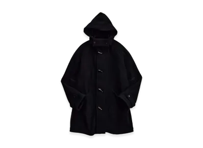 NICENESS K.Crimso Cashmere Wool Full-Felted Marine Coat "Black"