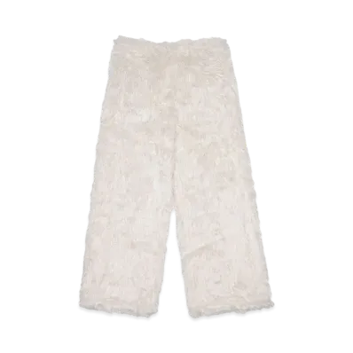 SKINS LUX FUR PANTS "OFF WHITE"
