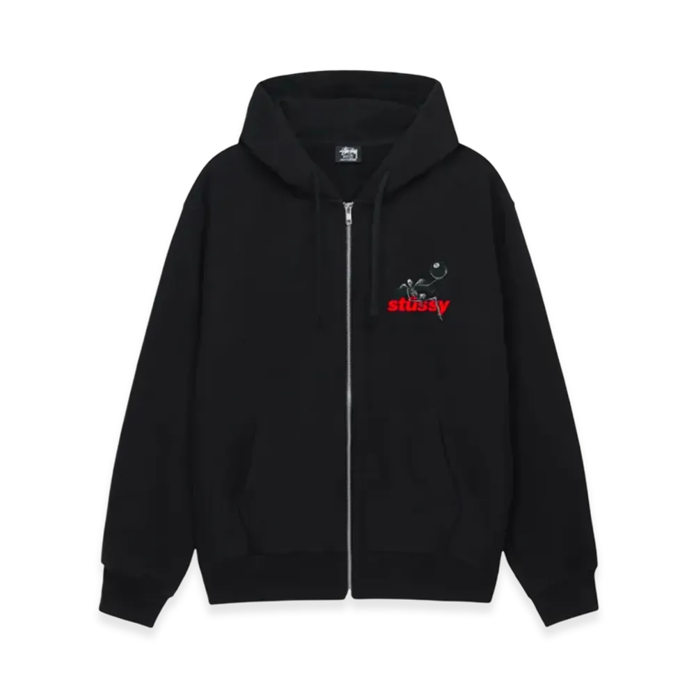Stussy Apocalypse Zip Hoodie "Black"
