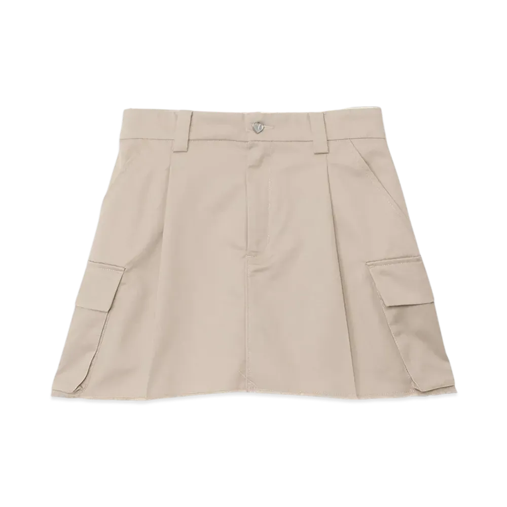 GOD ONLY KNOWS Cargo Mini Skirt "Beige"