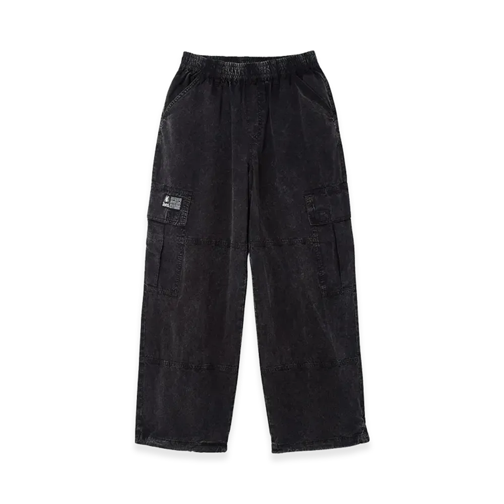 X-Girl Women's Faded Easy Cargo Pants "Black"