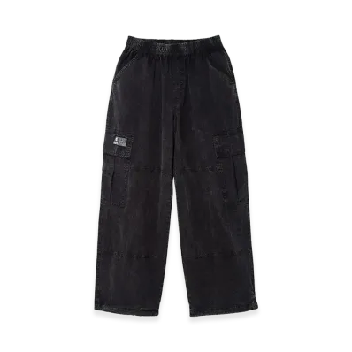 X-Girl Women's Faded Easy Cargo Pants "Black"