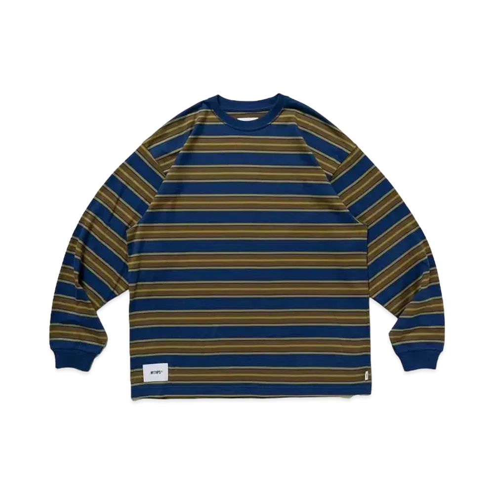 WTAPS BDY 02 / LS / Cotton. Textile. BRackets "Navy"
