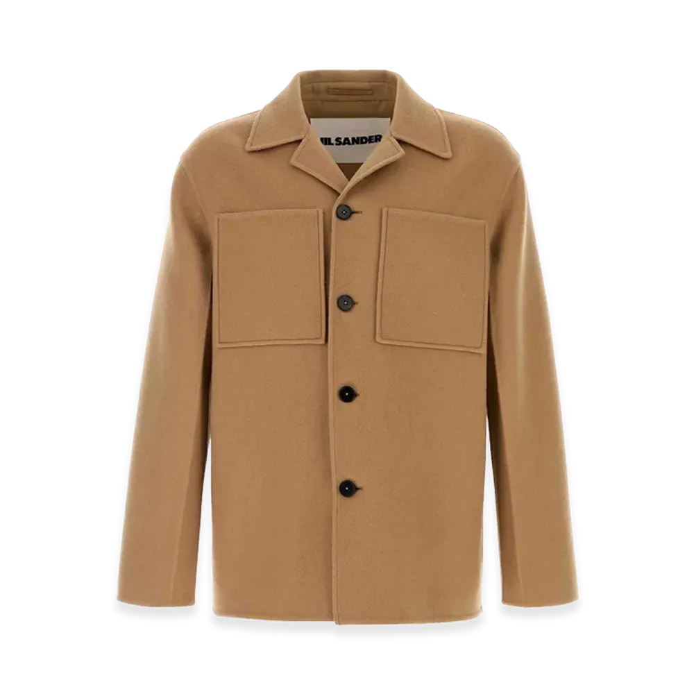 Jil Sander Flannel Shirt "Camel"