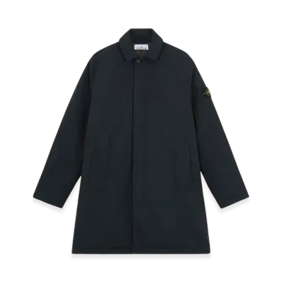 Stone Island 70626 Poylester Micro Twill Car Coat - 24FW "Navy Blue"