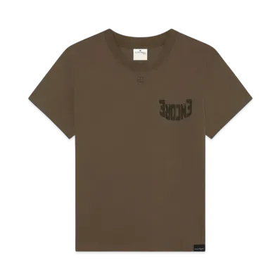 Courreges Men'S Encore T-Shirt "Bark/Black"