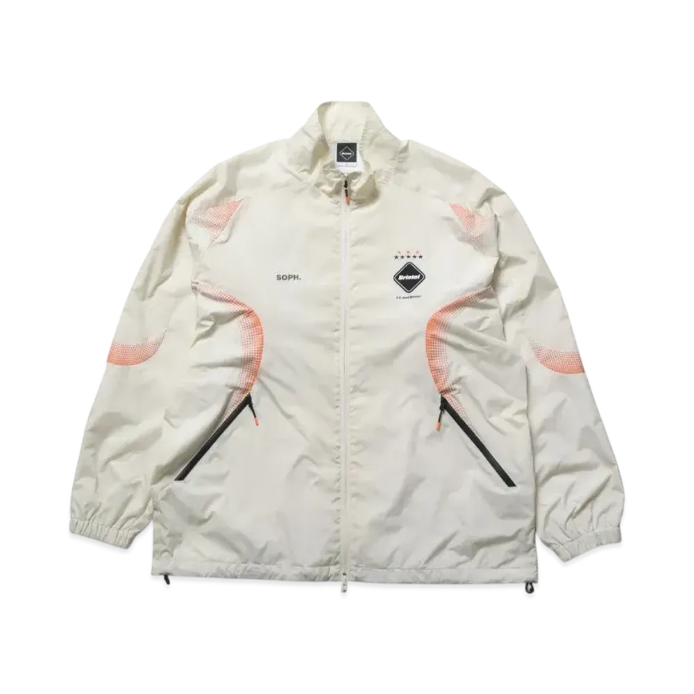 F.C.Real Bristol Stand Collar Practice Jacket "Off White"
