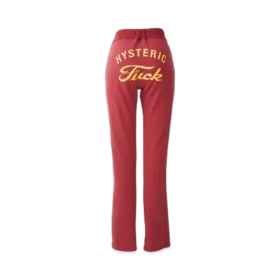 HYSTERIC GLAMOUR Hysteric Fuck Flare Pants "Red"