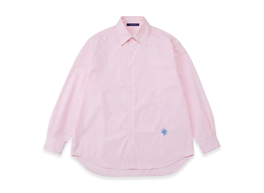 FEELS. Pure Cotton Shirt "Light Pink"