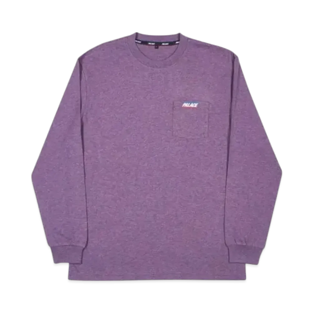 PALACE Basically a Pocket Longsleeve "Purple"