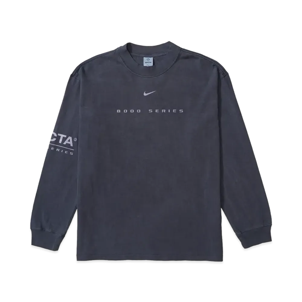 Nike x NOCTA 8K Peaks Long Sleeve Top "Dark Obsidian"