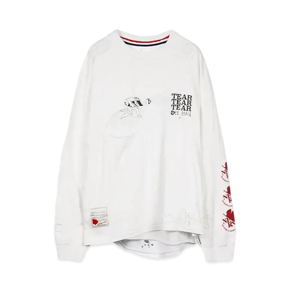 EVANGELION x SEVESKIG L/SL Tee Ver.Ayanami "WHITE"