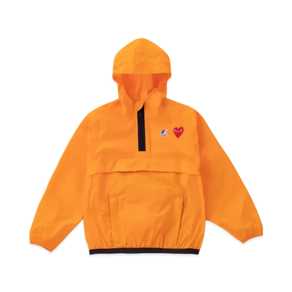 PLAY COMME des GARCONS K-Way Half Zip Kids "Orange"