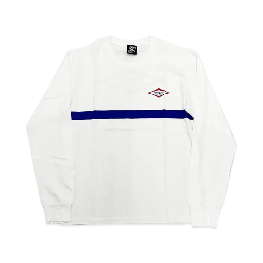 Subculture Surfteam Longsleeve T-Shirt "White"