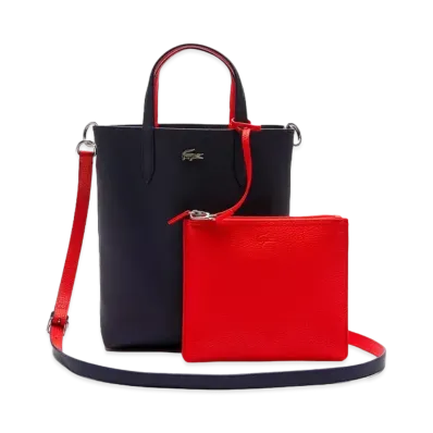 LACOSTE Anna Reversible Vertical Tote "Black"